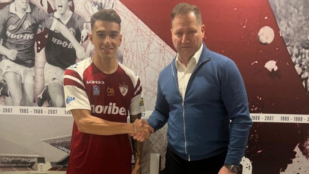 Η ΑΕΛ έντυσε τον Οδυσσέα Λυμπεράκη στα “βυσσινί”