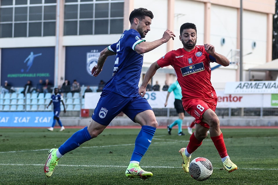 Η Κηφισιά έκοψε πρώτη το νήμα (2-1) τα Χανιά – η ομάδα του Λέτο “μπαίνει” στα play off με 23 β.