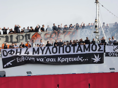 “Με αεροπλάνα και βαπόρια…” – Η μεγάλη αναχώρηση των φιλάθλων του ΟΦΗ (vid.)